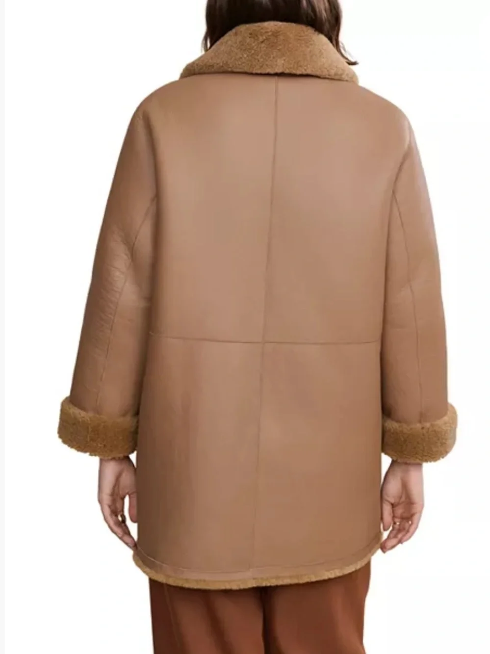 Jenni Kayne Aurora Reversible Shearling Coat size XS